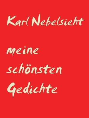 cover image of Meine schönsten Gedichte